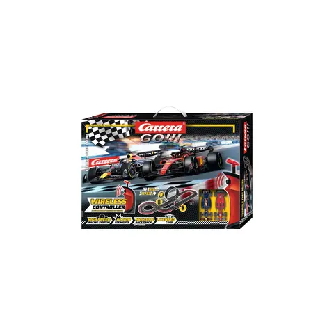 Carrera - 20062581 - Carrera GO!!! Formula Free Racing (Wireless) Rennbahn-Set I Rennbahn mit lizensierten Slotcars | bis zu 2 Spieler | Für Kinder ab 6 Jahren & Erwachsene
