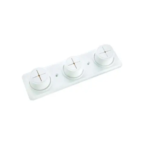 Croydex Hand Towel Holders Single Ivory 10pcs