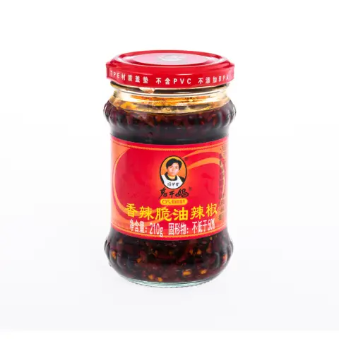 LGM Brand Crispy Chilli Oil 210g 陶华碧老干妈香辣脆油辣椒 210g