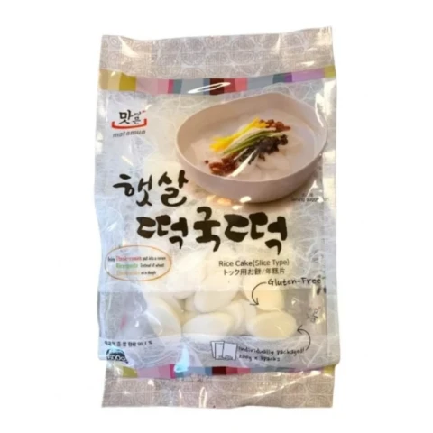 Matamum Koreanischer Reiskuchen Scheiben 600g Zimmertemperatur