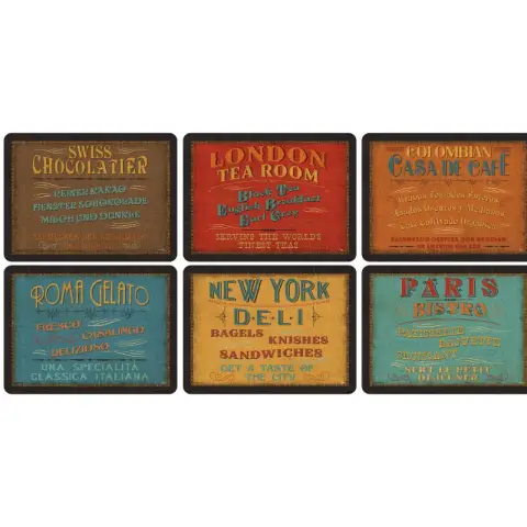 Pimpernel Lunchtime  Set of 6 Placemats
