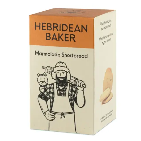 Hebridean Baker - Marmalade Shortbread - 150g