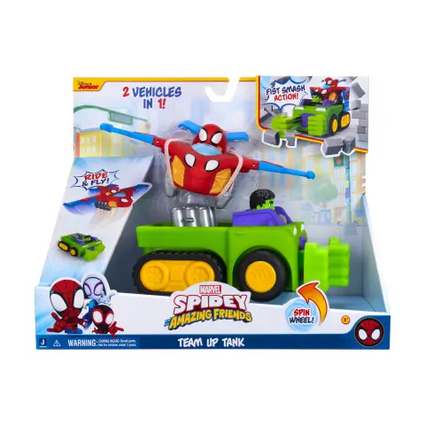 Spidey & His Amazing Friends Team Up Tank Feature Vehicle
