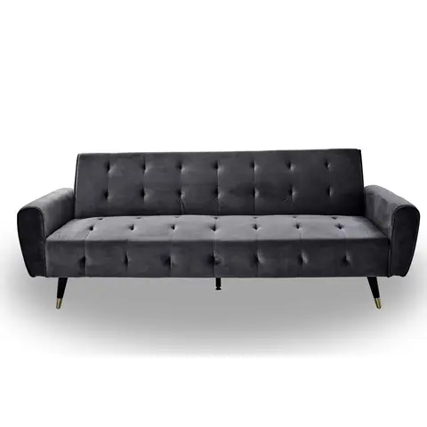 jahnke Schlafsofa CHILLAX Dream EU Samt Platin Grau