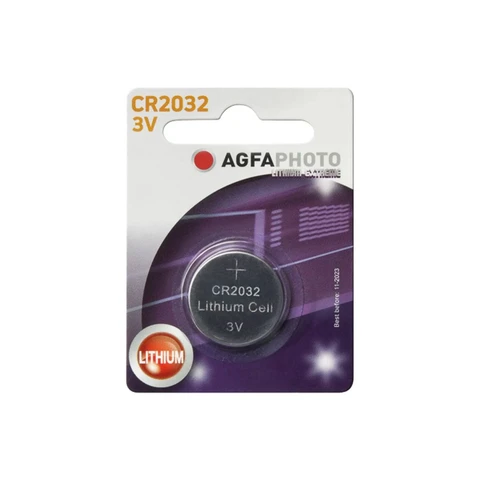 AGFAPHOTO Lithium-Batterie, Knopfzelle, CR2032, 3V Extreme, Retail-Blister (1er-Pack)