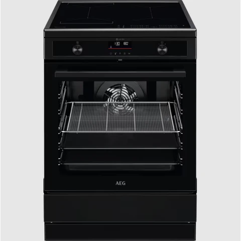 AEG CIB6499APB vrijstaande oven met inductiekookplaat / Hob²Hood-functie / Pyrolyse – zelfreinigend / 60 cm