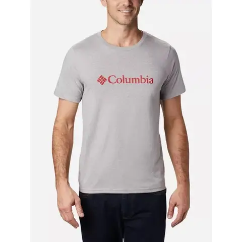 Columbia Men's CSC Basic Logo Short Sleeve - Grey