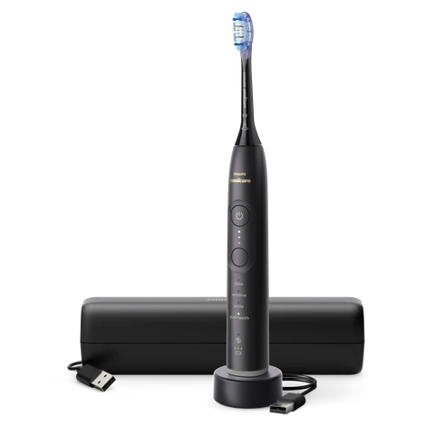 PHILIPS HX7421/01 Sonicare, brosse à dents électrique rechargeable, Série 7100, modes de brossage multiples, capteur de pression