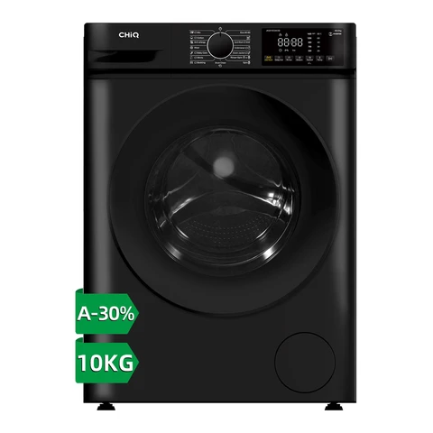 CHiQ JKW105883B 10 kg 1400 Spin Freestanding Washing Machine - Black, A Rated