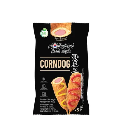 Korean Food Style Corn dog à base de plantes - 80 g x 5