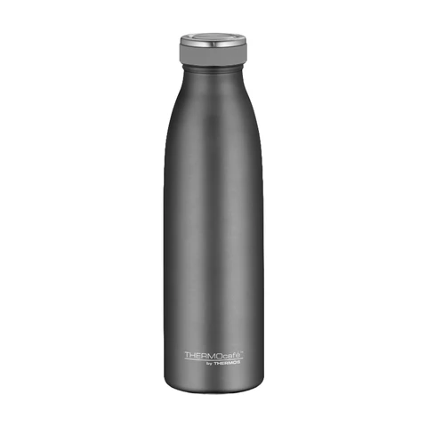 Thermos TC Flasche Isolierte Trinkflasche Stein Grau Matt 0,5 L