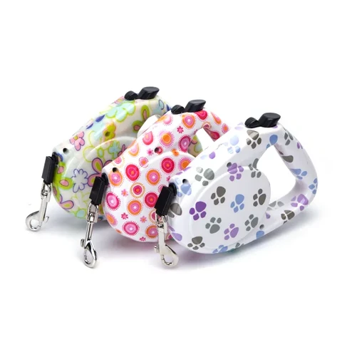 NOBLEZA Automatikleine für Hunde bis 20 kg, 3 m ABS, zufällige Farbe