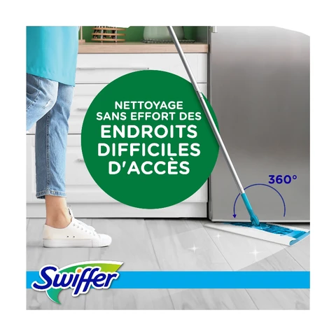 Balai Humide SWIFFER avec 6 Recharges