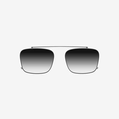 Even Realities - Even G2 B Clip & Pouch Grau (Rechteckige Fassung) - Clip-on Sonnenblende Hängt mühelos an Ihre Even G2 Smart Glasses