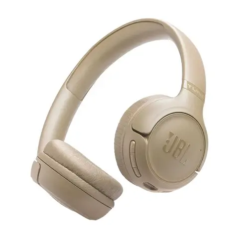 JBL Tune530BT - Kabellose Over-Ear-Kopfhörer - Pure-Bass-Sound, 76 Stunden Akkulaufzeit, Bluetooth 5.4, Beige