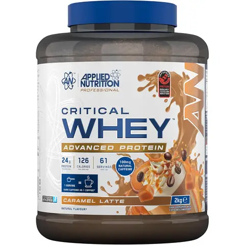 Applied Nutrition Critical Whey Protein Caramel Latte Protein Nutrition Powder - 2kg