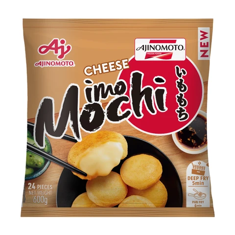 AJINOMOTO Imomochi Lot de 24 gâteaux de riz au fromage - 600 g 