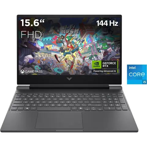 HP Victus 15 (OMEN 17 Heritage Design) 15,6 Zoll Full HD, AMD Ryzen 7 7445HS, NVIDIA GeForce RTX 4050 (6 GB GDDR6), 16 GB DDR5 RAM, 2 TB SSD