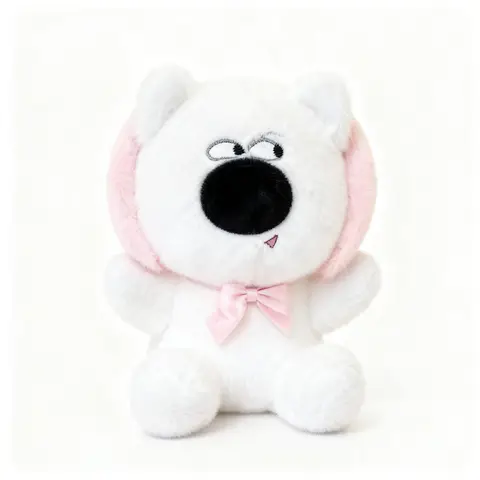 Toy - Jouets - Peluches - 82417 - Un chien avec un œil incliné sur la tête - 20 cm - 20 (modèle aléatoire)