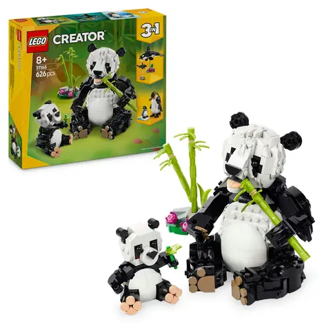 LEGO Creator 31165 Animaux sauvages : la famille de pandas