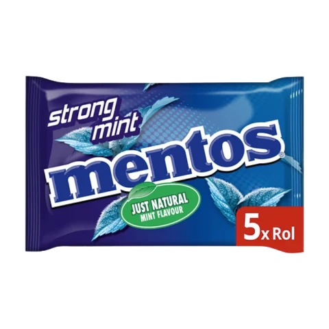 Mentos Dragées Menthe 5x37,5g