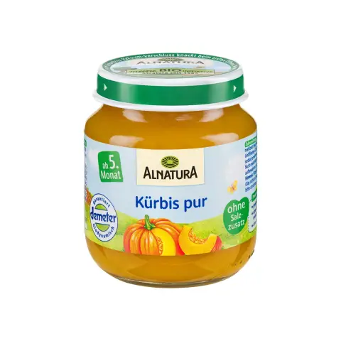 Alnatura Bio-Kürbis (ab 4 Monaten) 125 g