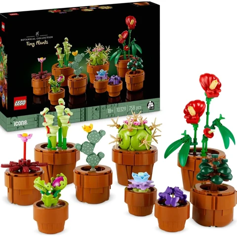 LEGO Collection Botanique 10329 Mini-Plantes – Set pour Adultes