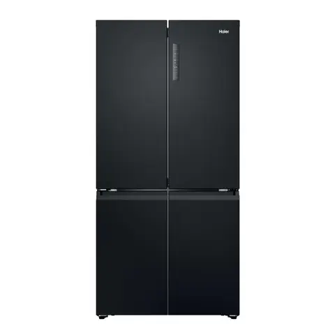 Haier HCR39F19ENPT Cube 90 Series 3 American Style 4-Door Fridge Freezer - Slate Black - E Rated