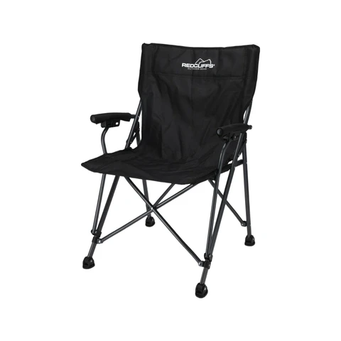 Redcliffs Klappstuhl fürs Campen - Schwarz - 61 x 60 x 88 cm - Angelstuhl