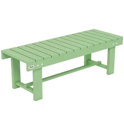 2-Seater Garden Wooden Bench Loveseat Green