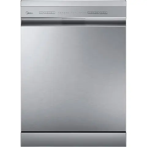 Midea MDWPF1233C(S)-WG-UK 60cm Freestanding Dishwasher - 12 Place Settings - Silver - E Rated