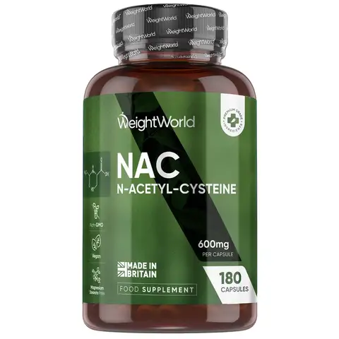 WeightWorld N-Acetyl-Cystein (NAC) 600 mg 180 Kapseln