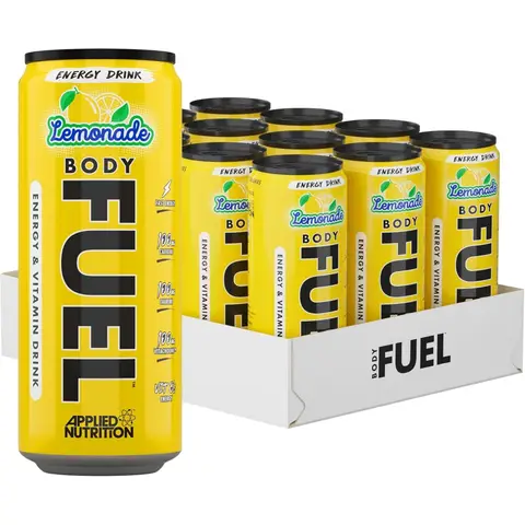 Applied Nutrition Body Fuel Energy Drink Lemonade Flavour - 12 x 330ml