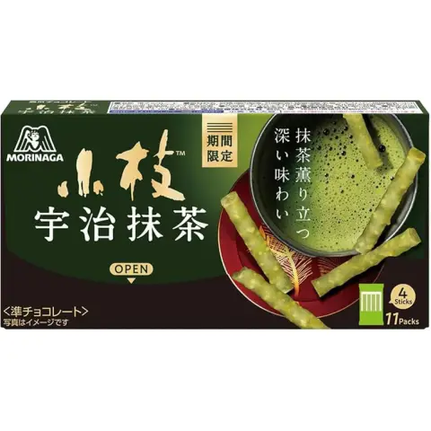 Morinaga Koeda Cookies (Uji Matcha) 59.4g/box 森永宇治抹茶小枝餅乾 59.4g/盒