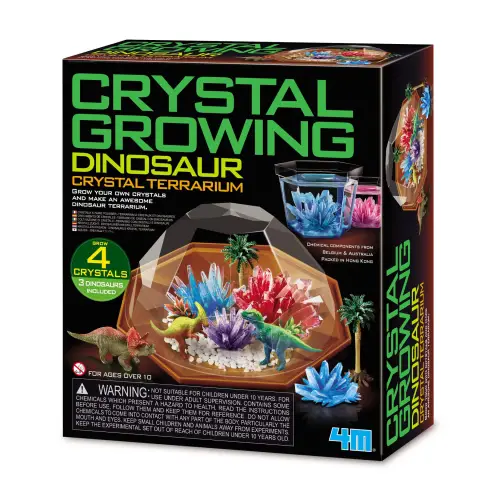 4M Crystal Growing Dinosaur Terrarium