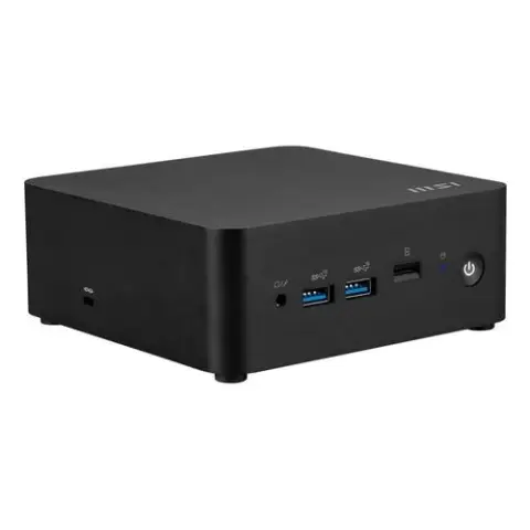 MSI CUBI NUC AI 1UMG-006EU PC's/werkstation Intel Core Ultra 5 125H 16 GB DDR5-SDRAM 512 GB SSD Windows 11 Pro Mini PC Zwart