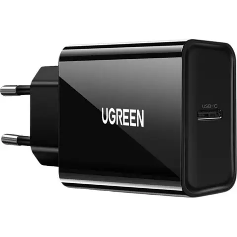 Ugreen USB wall charger Type C 20W Power Delivery black (10191)