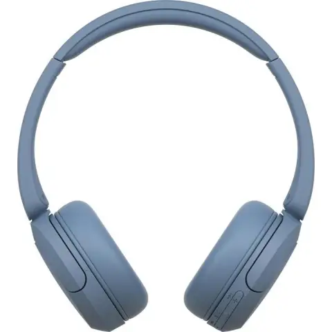 Sony WH-CH520 kabellose Bluetooth-Kopfhörer, hohe Klangqualität, leichte Bauweise, bis zu 50 Stunden Akkulaufzeit, Schnellladefunktion, EQ, klare Anrufqualität, iOS und Android, Blau