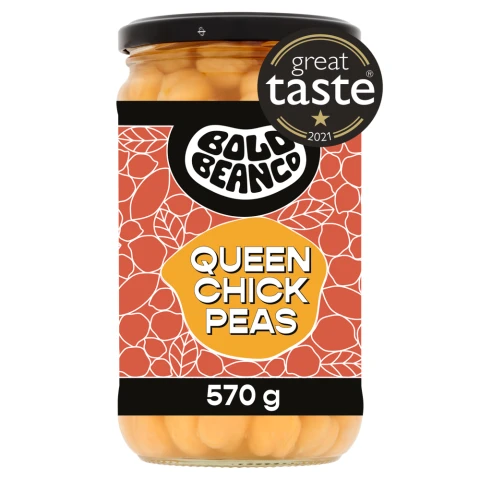 Bold Bean Queen Chick Peas 570g