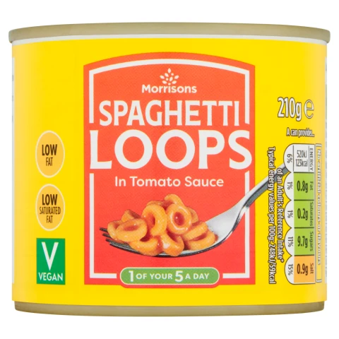 Morrisons Spaghetti Hoops 210g