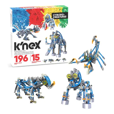 K'Nex Classics Cyborg Creatures 196 Piece/15 Model Building Set