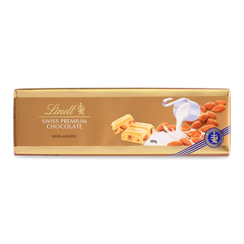 Lindt weiße Mandeltafel, 300 g