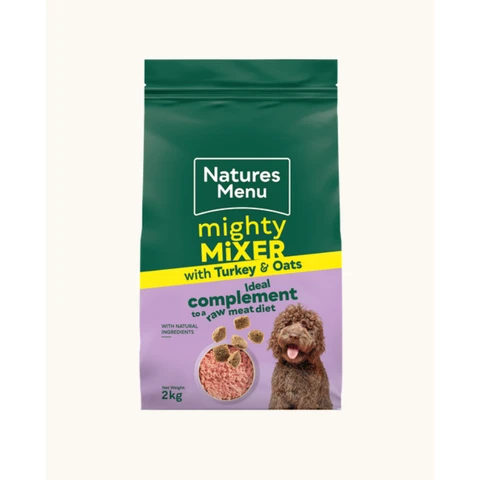 Natures Menu Mighty Mixer with Turkey and Oats 2kg
