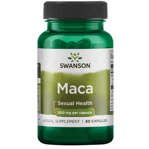 Swanson Maca Vitality 500mg Capsules - 60 Capsules