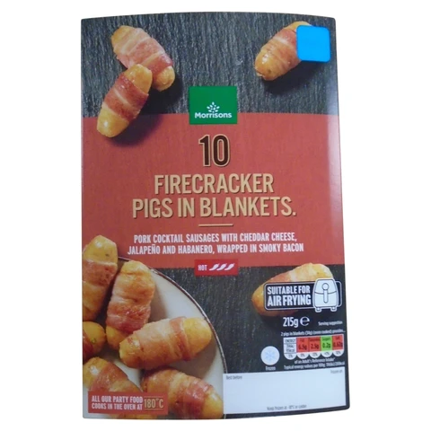 Morrisons 10 Fire Cracker Pigs In Blankets 215g