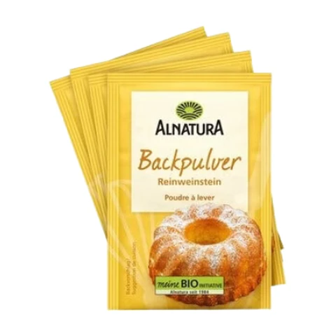 Alnatura Bio Reinweinstein Backpulver 4er Pack 72 g