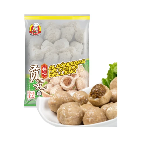 Mengfu Boulettes de porc fourrées - 360 g par paquet
