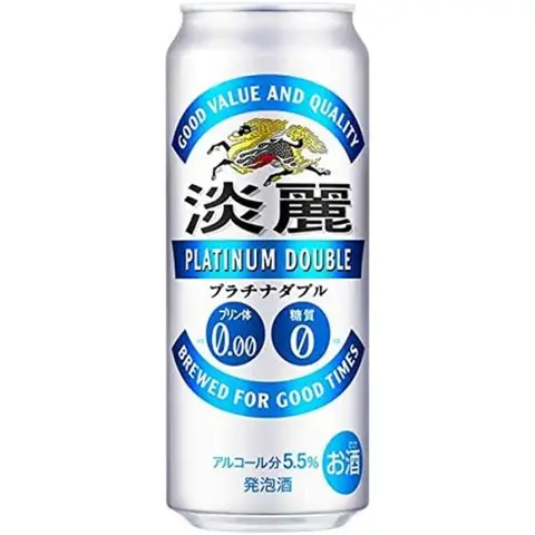 Tanrei Platinum Double 500ml Can Low-Malt Happoshu