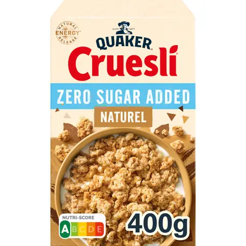 Quaker Zs Cruesli Naturel 400g