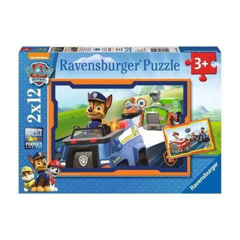 Ravensburger 7591 Puzzle Paw Patrol im Einsatz 2 X 12 Teile